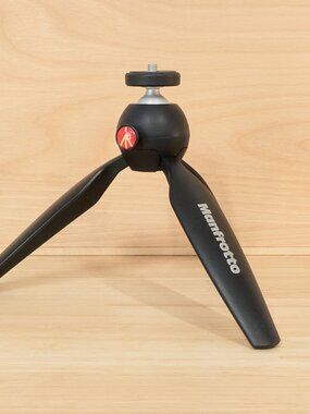 Manfrotto MTPIXI-B PIXI Mini Tripod Black 1/4" Camera Mount